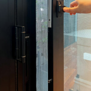 2IN1 Elite Mesh & Glass Folding Door