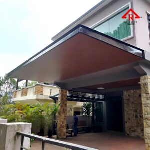 Aluminium Strip Ceiling, Woodgrain ceiling, Roof