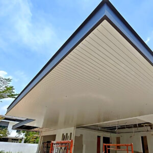 Aluminium Strip Ceiling, Woodgrain ceiling, Roof