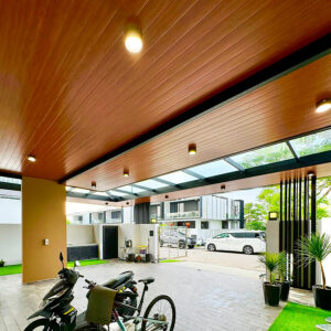 Aluminium Strip Ceiling, Woodgrain ceiling, Roof