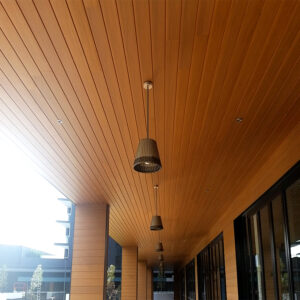 Aluminium Strip Ceiling, Woodgrain ceiling, Roof