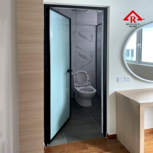 Ultra Slim Swing Door, Slim Door, Swing Door, Kitchen Door, Toilet Door, Door Malaysia, Pintu Swing, Minimalist Door, Modern door