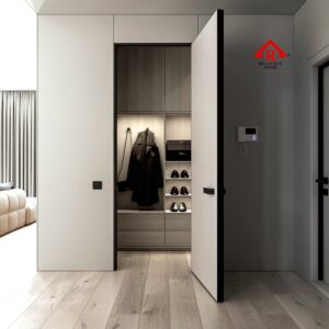 Alumnium Slim Swing Door, Alumnium HoneyComb, Swing Door, Master Door, Pintu Aluminium, Pintu Malaysia, Toilet Door, Slimline door, Slim door, Slim frame