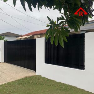 Fencing Hollow, Wood Wall, Facade Fencing,Fence, Fencing Malaysia, Wall Fencing, Wall Ideas, Outdoor Wall Wooden fencing, aluminium