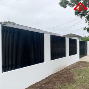 Fencing Hollow, Wood Wall, Facade Fencing,Fence, Fencing Malaysia, Wall Fencing, Wall Ideas, Outdoor Wall Wooden fencing, aluminium