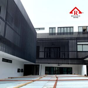 Fencing Hollow, Wood Wall, Facade Fencing,Fence, Fencing Malaysia, Wall Fencing, Wall Ideas, Outdoor Wall Wooden fencing, aluminium