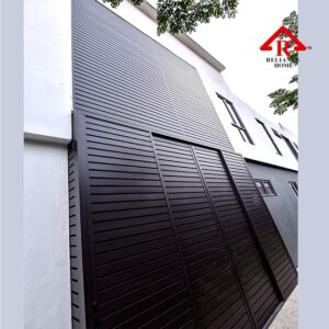 Fencing Hollow, Wood Wall, Facade Fencing,Fence, Fencing Malaysia, Wall Fencing, Wall Ideas, Outdoor Wall Wooden fencing, aluminium