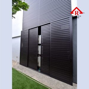 Fencing Hollow, Wood Wall, Facade Fencing,Fence, Fencing Malaysia, Wall Fencing, Wall Ideas, Outdoor Wall Wooden fencing, aluminium