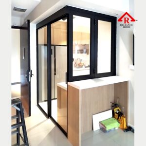 Folding Window, Tingkap Lipat, Pintu Lipat, Bifold, Aluminium Window, Kitchen design, space saving window, Back Yard design