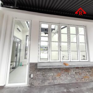 Folding Window, Tingkap Lipat, Pintu Lipat, Bifold, Aluminium Window, Kitchen design, space saving window, Back Yard design