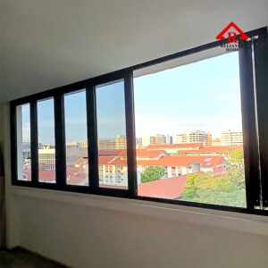 Folding Window, Tingkap Lipat, Pintu Lipat, Bifold, Aluminium Window, Kitchen design, space saving window, Back Yard design