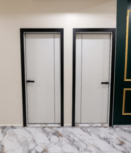 Aluminium Slim Door, Honeycomb panel, modern door