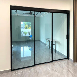Ultra Slim Sliding Door, Soft Close system, Hanging Door, Slim Door, Kitchen Door