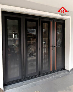 2IN1 ELITE Mesh & Glass Multi Folding Door