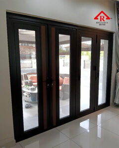 2IN1 ELITE Mesh & Glass Multi Folding Door