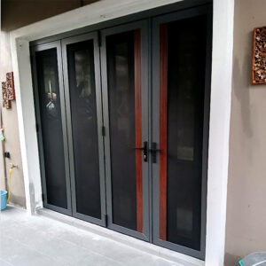 2IN1 ELITE Mesh & Glass Multi Folding Door