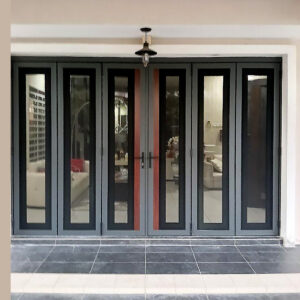 2IN1 ELITE Mesh & Glass Multi Folding Door