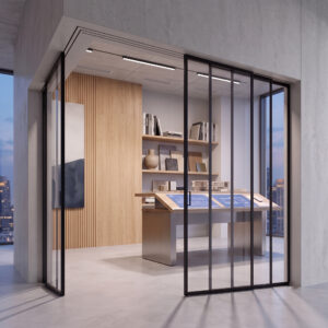Kinetix Sliding Door, Ultra Sliding Door, Slim Door, L Shape